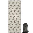 thumbnail image 1 of Beige Antelope Head Pattern Hot Yoga Mat Towel Non Slip for Hot Yoga - Quick-Drying Yoga Mat Cover with 4 Corner Pockets with Travel Bag - Hot Yoga Towel Non Slip 74"x26", 1 of 6