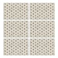 thumbnail image 1 of Beige Antelope Head Pattern Summer Placemats Table Placemats Set Of 6-Linen Kitchen Washable Placemats Table Mats 11.8"x17.7" Non-Slip Heat Resistant, 1 of 5