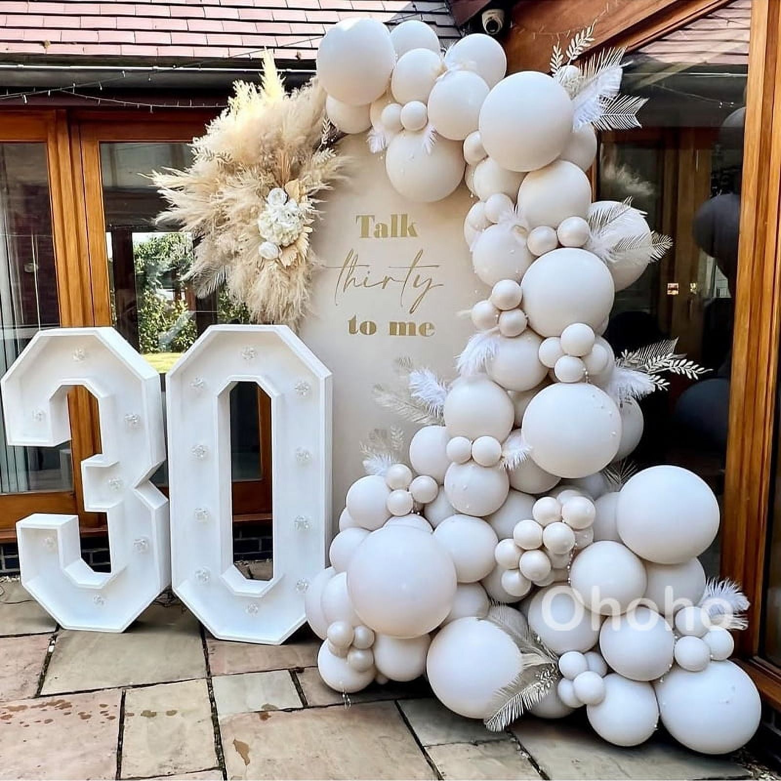 Balloon garland near me discount