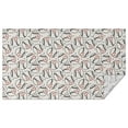 thumbnail image 1 of Beige Baseballs with Hearts Pattern Rectangle Tablecloth 60"x102",Waterproof Polyester Rectangle Table Cloth, Wipeable Spillproof Polyester Tablecloth for Dining, Camping, Indoor and Outdoor, 1 of 6
