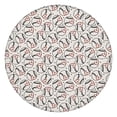 thumbnail image 1 of Beige Baseballs with Hearts Pattern Round Fitted Tablecloth with Elastic Edge,Dining Table Cover Waterproof,Outdoor Round Tablecloth for Camping,Dining,Indoor and Outdoor, 1 of 7