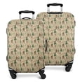 thumbnail image 1 of Beige Bigfoot and Forest Pattern Luggage Cover Fashion Suitcase Cover Baggage Covers Fit 25-28 Inch Luggage (Go Travel), 1 of 5