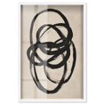 thumbnail image 1 of Beige Black I Shadowbox Print Line Wall Decor by Art Remedy, White Frame, 36 x 54, 1 of 7