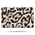 thumbnail image 1 of Beige and Black Leopard Pattern Bathroom Rugs Mat,Non Slip Microfiber Bathroom Rug,Rubber Backing,Soft Bathroom Mats for Bathroom Floor,Tub and Shower,17x27in(43x68cm), 1 of 5
