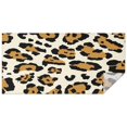 thumbnail image 1 of Beige and Black Of Leopard Print Rectangle Tablecloth 60"x120",Waterproof Polyester Rectangle Table Cloth, Wipeable Spillproof Polyester Tablecloth for Dining, Camping, Indoor and Outdoor, 1 of 6