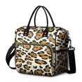 thumbnail image 1 of Beige and Black Of Leopard Print Womens Lunch Box for Work,Insulated Large Lunch Bag for Tween and Teen,Loncheras Para Mujer,Leakproof Adult Lunch Bag for Work,Beach,Travel,Picnic,Camping, 1 of 7