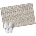 Beige Black Striped Entryway Rug 2x3 Area Rug Washable Indoor Doormat ...
