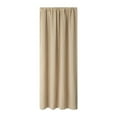 thumbnail image 1 of Beige Blackout Curtains Heat Insulation Energy Saving For Bedroom Kitchen Scandinavian Solid Color Curtains 106 X 137 Cm Polyester Beige, 1 of 4