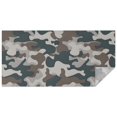 thumbnail image 1 of Beige Blue Camo Mixed Shapes Pattern Rectangle Tablecloth 60"x120",Waterproof Polyester Rectangle Table Cloth, Wipeable Spillproof Polyester Tablecloth for Dining, Camping, Indoor and Outdoor, 1 of 6