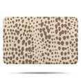 thumbnail image 1 of Beige and Brown Of Leopard Print Bathroom Rugs Mat,Non Slip Microfiber Bathroom Rug,Rubber Backing,Soft Bathroom Mats for Bathroom Floor,Tub and Shower,17x27in(43x68cm), 1 of 5