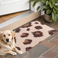 thumbnail image 1 of Beige and Brown Of Leopard Print Door Rugs,Washable Non Slip Door Mats Indoor,Decorative Door Mats,Entry Mat Indoor for Entrance,Bedroom,Kitchen,Bathroom,16"x24", 1 of 6