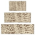 thumbnail image 1 of Beige and Brown Of Leopard Print Kitchen Rugs Sets Of 3,Kitchen Runner Rugs Non Skid Washable,Decorative Kitchen Floor Mats for Kitchen,Sink,Laundry,17"x30"+ 17"x47" + 17"x59", 1 of 6