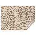 thumbnail image 1 of Beige and Brown Of Leopard Print Rectangle Tablecloth 60"x84",Waterproof Polyester Rectangle Table Cloth, Wipeable Spillproof Polyester Tablecloth for Dining, Camping, Indoor and Outdoor, 1 of 5