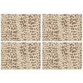 thumbnail image 1 of Beige and Brown Of Leopard Print Summer Placemats Table Placemats Set Of 4-Linen Kitchen Washable Placemats Table Mats 11.8"x17.7"Non-Slip Heat Resistant, 1 of 6