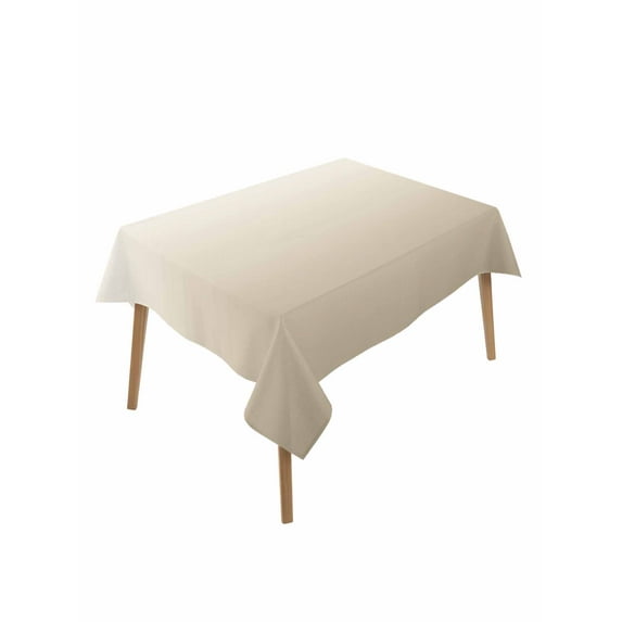 Beige Brown Ombre Table Cloth, Modern Abstract Art Gradient Aesthetics Waterproof Tablecloth for Rectangle Tables, Reusable Washable Fabric Table Cover for Restaurant Kitchen Dining Tables 52"x70"
