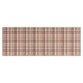 thumbnail image 1 of Beige Brown and Red Checkered Pattern Kitchen Rug Mat,Kitchen Runner Rugs Non Skid Washable,Decorative Kitchen Floor Mats for Kitchen,Sink,Laundry,17"X47", 1 of 5
