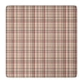 thumbnail image 1 of Beige Brown and Red Checkered Pattern Square Fitted Tablecloth with Elastic Edge,Square Table Cover,Washable Elastic Table Cover for Home Kitchen Party Decor 36"x36", 1 of 6