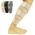 thumbnail image 1 of (Beige)Calf Brace - Adjustable Shin Splint Support - Lower Leg Compression Wrap Increases Circulation, Reduces Muscle Swelling - Calf Sleeve for Men and Women - Pain Relief, 1 of 5
