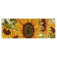 thumbnail image 1 of Beige Calligraphy Sunflower Pattern Kitchen Rug Mat,Kitchen Runner Rugs Non Skid Washable,Decorative Kitchen Floor Mats for Kitchen,Sink,Laundry,17"X47", 1 of 5
