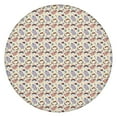 thumbnail image 1 of Beige Cartoon Horse Rainbow Pattern Round Fitted Tablecloth with Elastic Edge,Dining Table Cover Waterproof,Outdoor Round Tablecloth for Camping,Dining,Indoor and Outdoor, 1 of 7