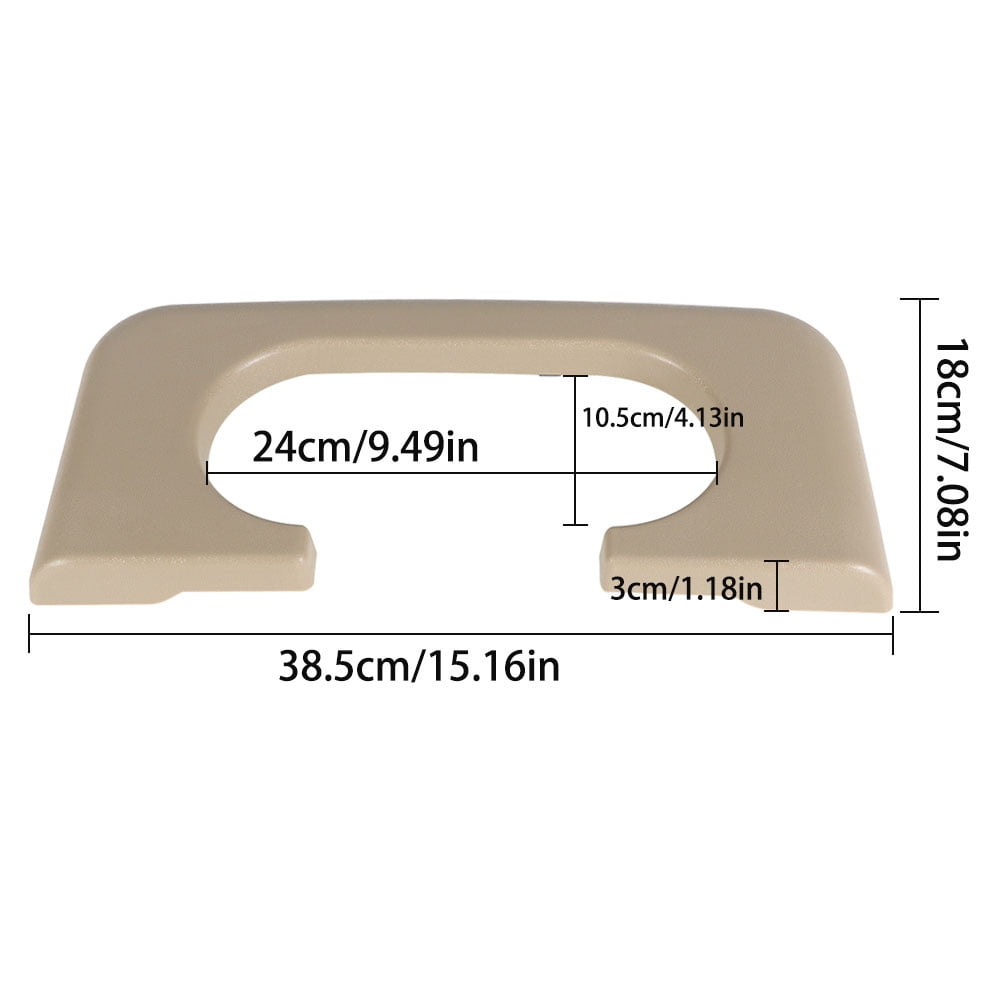 Beige Center Console Cup Holder Pad For Ford F250 F350 F450 Super Duty ...