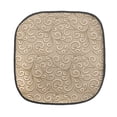 thumbnail image 1 of Beige Chair Seating Cushion, Baroque Floral Swirls Damask Pattern Classic Victorian Style in Retro Antique Background, Soft Seat Pads for Office with Anti-slip Backing, 16"x16", Beige, by Ambesonne, 1 of 7