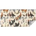 thumbnail image 1 of Beige Chicken Breed Pattern Rectangle Tablecloth 60"x120",Waterproof Polyester Rectangle Table Cloth, Wipeable Spillproof Polyester Tablecloth for Dining, Camping, Indoor and Outdoor, 1 of 6