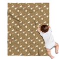 thumbnail image 1 of Beige Chicken Pattern Blanket,Comfortable Soft Lamb Wool Throw Blanket,All Season,Warm Lightweight Blankets for Sofa Bed Couch Living Room Chair,30"x40", 1 of 4