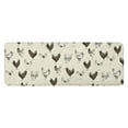 thumbnail image 1 of Beige Chicken Sketch Pattern Kitchen Rug Mat,Kitchen Runner Rugs Non Skid Washable,Decorative Kitchen Floor Mats for Kitchen,Sink,Laundry,17"x47.2", 1 of 7