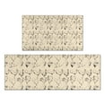 thumbnail image 1 of Beige Chicken Sketch Pattern Kitchen Rugs Sets Of 2,Anti Fatigue Kitchen Mat Rugs Non Slip Washable,Decorative Kitchen Floor Mats for Kitchen,Sink,Laundry,17"x30"+17"x47", 1 of 7