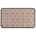 thumbnail image 1 of Beige Christmas Character Pattern Door Rugs,Washable Non Slip Door Mats Indoor,Decorative Door Mats,Entry Mat Indoor for Entrance,Bedroom,Kitchen,Bathroom,30"x17", 1 of 6