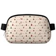 thumbnail image 1 of Beige Christmas Decoration Pattern Cute Fanny Packs for Women,Travel Waterproof Crossbody Fanny Bags Waist Purse for Women Anti Theft Adjustable Strap for Running Travel Cycling, 1 of 6