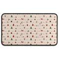 thumbnail image 1 of Beige Christmas Decoration Pattern Door Rugs,Washable Non Slip Door Mats Indoor,Decorative Door Mats,Entry Mat Indoor for Entrance,Bedroom,Kitchen,Bathroom,30"x17", 1 of 6