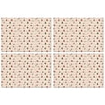 thumbnail image 1 of Beige Christmas Decoration Pattern Summer Placemats Table Placemats Set Of 4-Linen Kitchen Washable Placemats Table Mats 11.8"x17.7" Non-Slip Heat Resistant, 1 of 6