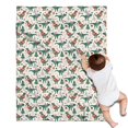 thumbnail image 1 of Beige Christmas Dinosaur Pattern Blanket,Comfortable Soft Flannel Throw Blanket,All Season,Warm Lightweight Blankets for Sofa Bed Couch Living Room Chair,30"x40", 1 of 4