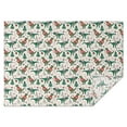 thumbnail image 1 of Beige Christmas Dinosaur Pattern Rectangle Tablecloth 60"x84",Waterproof Polyester Rectangle Table Cloth, Wipeable Spillproof Polyester Tablecloth for Dining, Camping, Indoor and Outdoor, 1 of 5