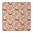 thumbnail image 1 of Beige Christmas Gingerbread Man Pattern Square Fitted Tablecloth with Elastic Edge,Square Table Cover,Washable Elastic Table Cover for Home Kitchen Party Decor 36"x36", 1 of 6