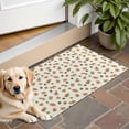 thumbnail image 1 of Beige Christmas Gingerbread Pattern Door Rugs,Washable Non Slip Door Mats Indoor,Decorative Door Mats,Entry Mat Indoor for Entrance,Bedroom,Kitchen,Bathroom,16"x24", 1 of 6