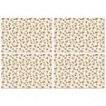thumbnail image 1 of Beige Christmas Gingerbread Pattern Summer Placemats Table Placemats Set Of 4-Linen Kitchen Washable Placemats Table Mats 11.8"x17.7" Non-Slip Heat Resistant, 1 of 6