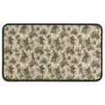 thumbnail image 1 of Beige Christmas Pine Cone Pattern Door Rugs,Washable Non Slip Door Mats Indoor,Decorative Door Mats,Entry Mat Indoor for Entrance,Bedroom,Kitchen,Bathroom,30"x17", 1 of 6