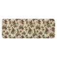 thumbnail image 1 of Beige Christmas Pine Cone Pattern Kitchen Rug Mat,Kitchen Runner Rugs Non Skid Washable,Decorative Kitchen Floor Mats for Kitchen,Sink,Laundry,17"x47.2", 1 of 7
