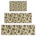 thumbnail image 1 of Beige Christmas Pine Cone Pattern Kitchen Rugs Sets Of 3,Kitchen Runner Rugs Non Skid Washable,Decorative Kitchen Floor Mats for Kitchen,Sink,Laundry,17"x30"+ 17"x47" + 17"x59", 1 of 6