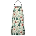 thumbnail image 1 of Beige Christmas Tree Pattern Apron-Garden Aprons for Women with Pockets-Cotton Linen Waterproof Kitchen Cooking Gardening Aprons Adjustable for Kitchen,Cooking,BBQ and Salon 33"x27", 1 of 7