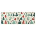 thumbnail image 1 of Beige Christmas Tree Pattern Kitchen Rug Mat,Kitchen Runner Rugs Non Skid Washable,Decorative Kitchen Floor Mats for Kitchen,Sink,Laundry,17"x47.2", 1 of 7