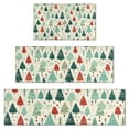 thumbnail image 1 of Beige Christmas Tree Pattern Kitchen Rugs Sets Of 3,Kitchen Runner Rugs Non Skid Washable,Decorative Kitchen Floor Mats for Kitchen,Sink,Laundry,17"x30"+ 17"x47" + 17"x59", 1 of 6