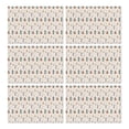 thumbnail image 1 of Beige Christmas Tree Pattern Summer Placemats Table Placemats Set Of 6-Linen Kitchen Washable Placemats Table Mats 11.8"x17.7" Non-Slip Heat Resistant, 1 of 5