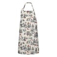 thumbnail image 1 of Beige Christmas Winter Scene Apron-Garden Aprons for Women with Pockets-Cotton Linen Waterproof Kitchen Cooking Gardening Aprons Adjustable for Kitchen,Cooking,BBQ and Salon 32"x27", 1 of 7