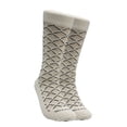 thumbnail image 1 of Beige Classic Diamond Pattern from the Sock Panda (Adult Large), 1 of 5