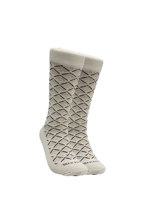 Beige Classic Diamond Pattern from the Sock Panda (Adult Large)