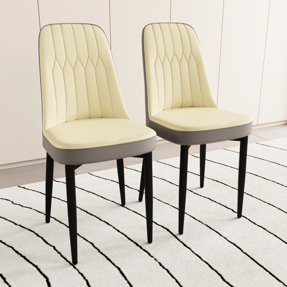 Beige Color, PU Material - Comfortable and Exquisite - Kitchen Furniture - Scratch - Proof Flooring